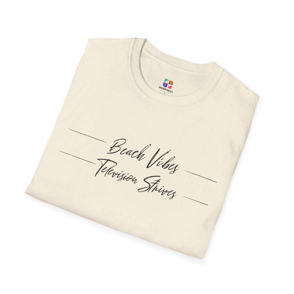 Retro Beach Vibes Unisex Softstyle T-Shirt, Casual Summer Tee, Vintage Style Shirt, Music Lover Gift, Relaxed Fit Apparel