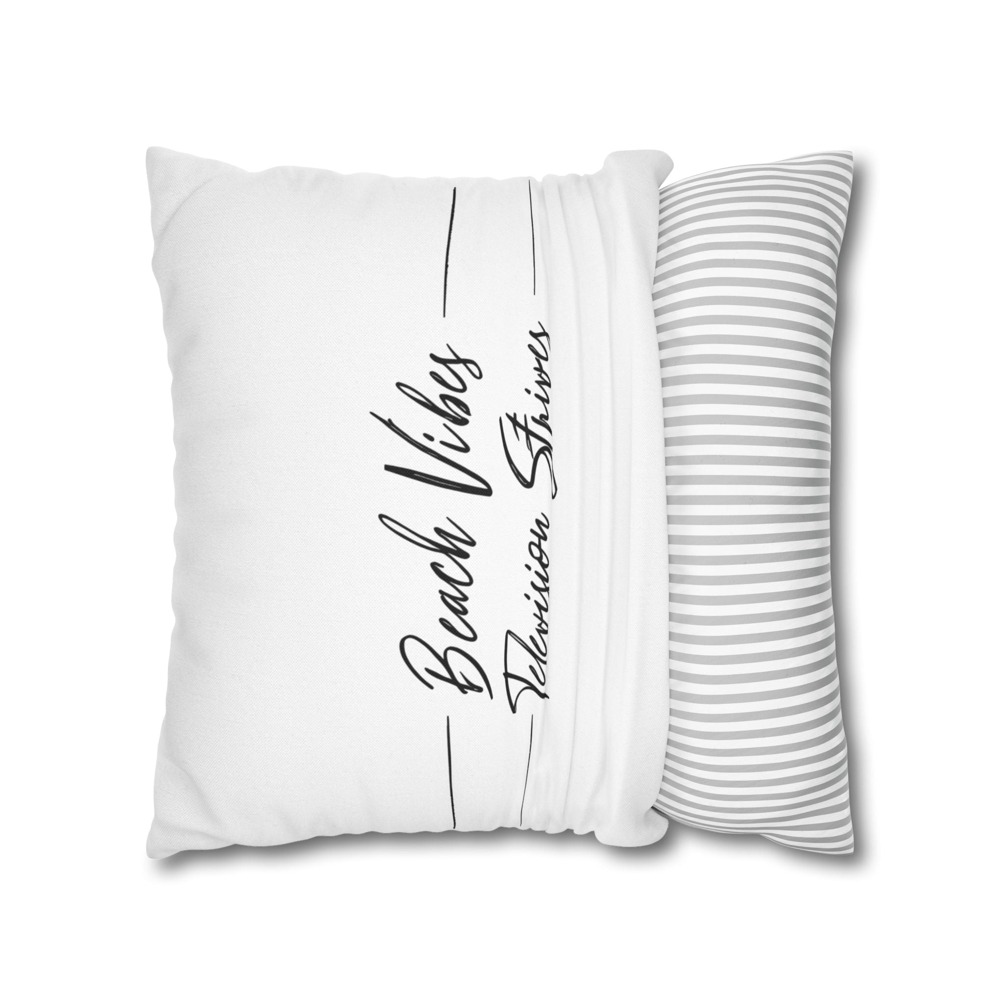 Spun Polyester Square Pillowcase