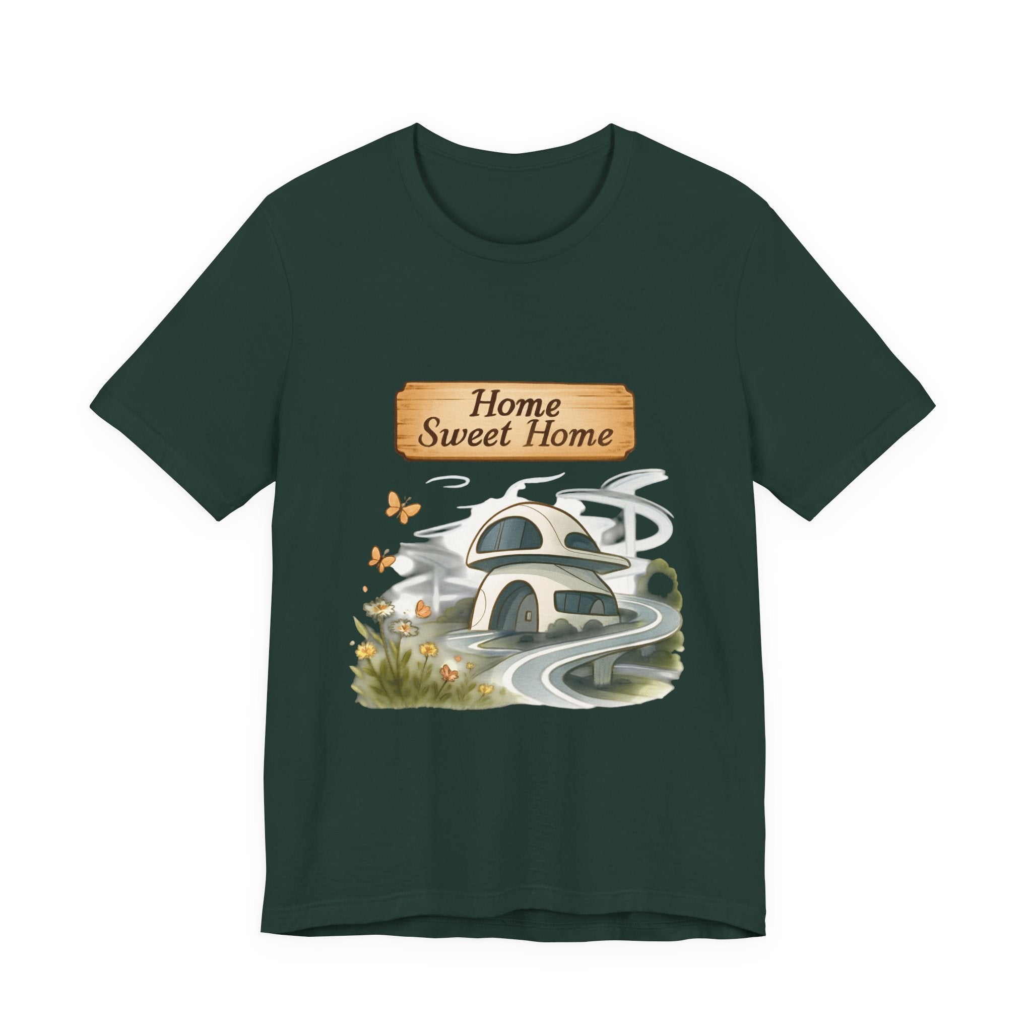 Home Sweet Home T-Shirt – Cozy Cottage Graphic Tee