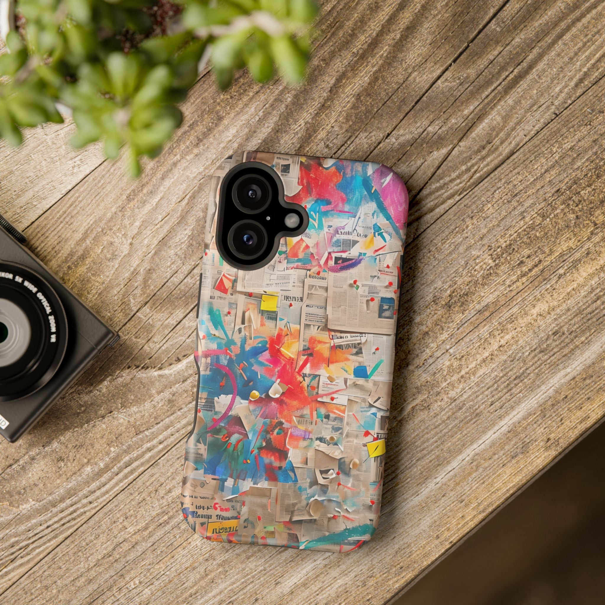 iPhone 17 Case vibrant glossy colorful art