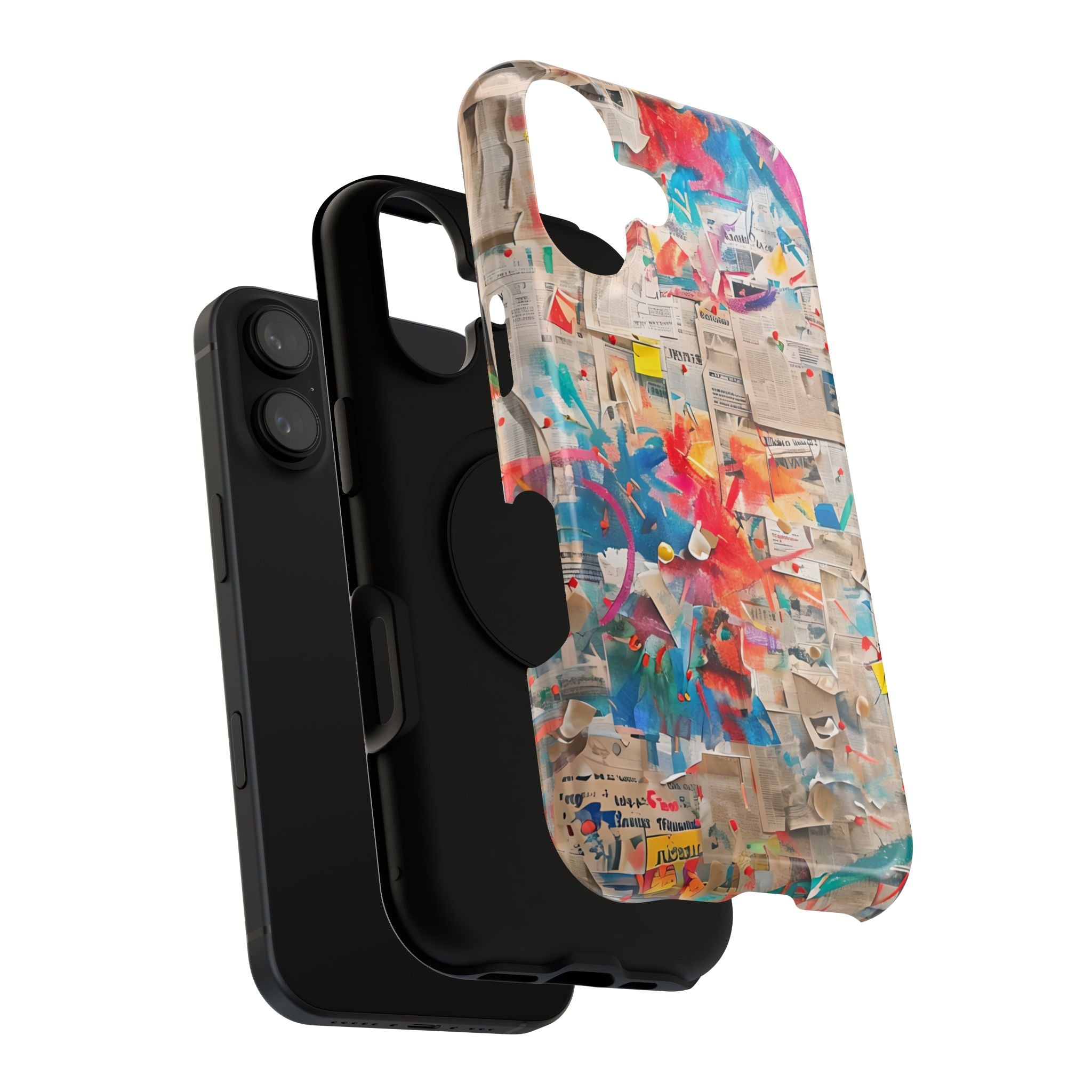 iPhone 17 Case vibrant glossy colorful art