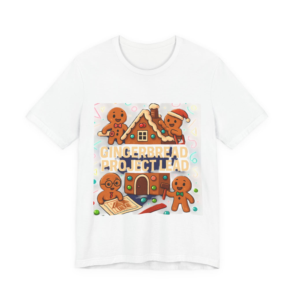 Gingerbread Project Lab T-Shirt — Cute Holiday Cookie House Tee
