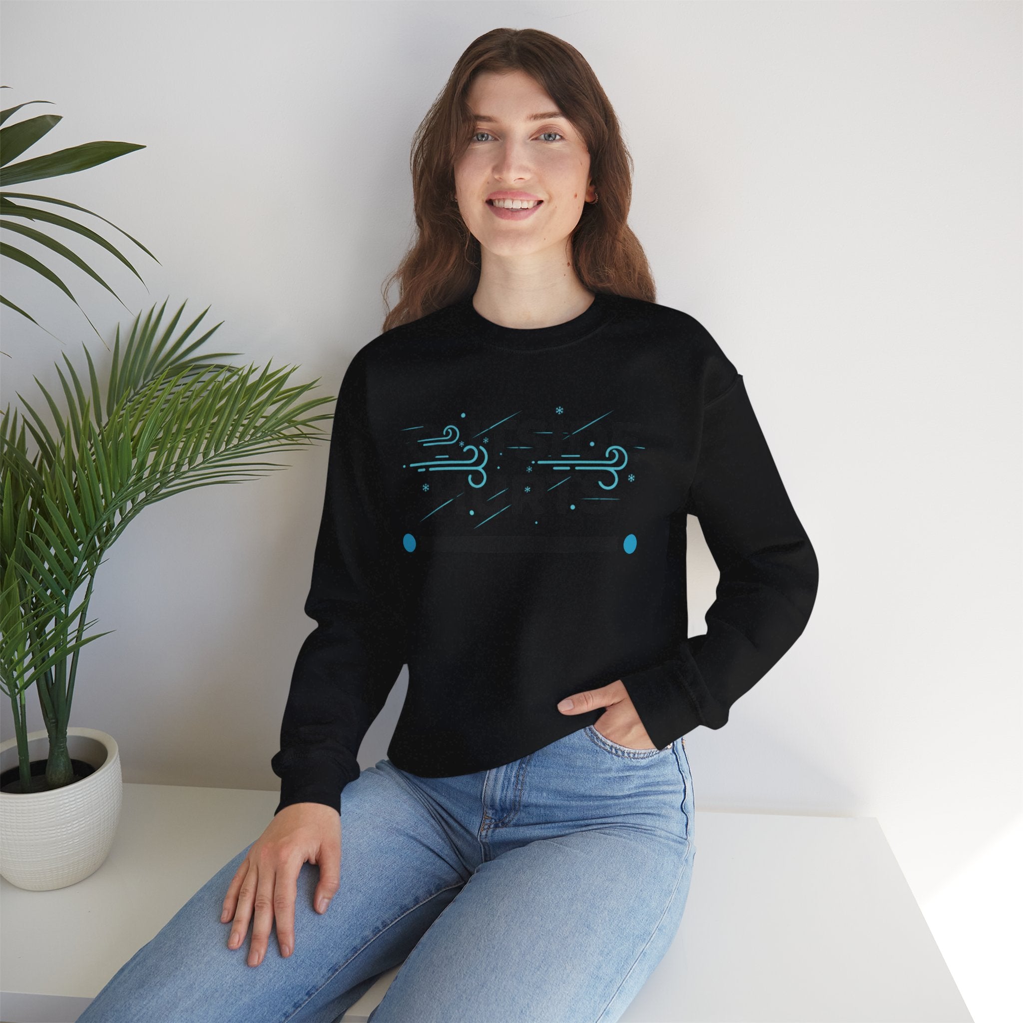 OUTSIDE HURTS Sweatshirt | Winter meme, Cold humor minimalist crewneck