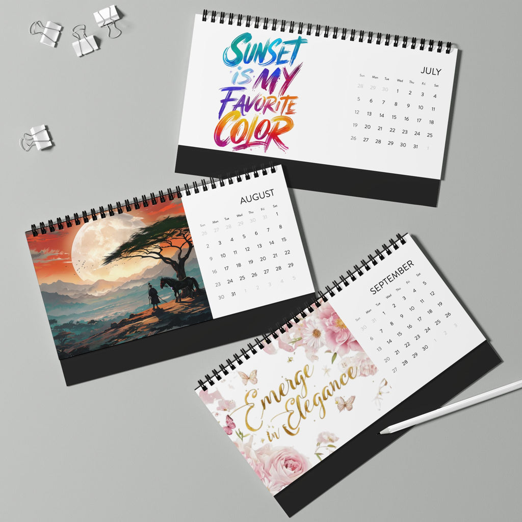 2026 Multidesign Morphesa Desktop Calendar — 2026 Grid