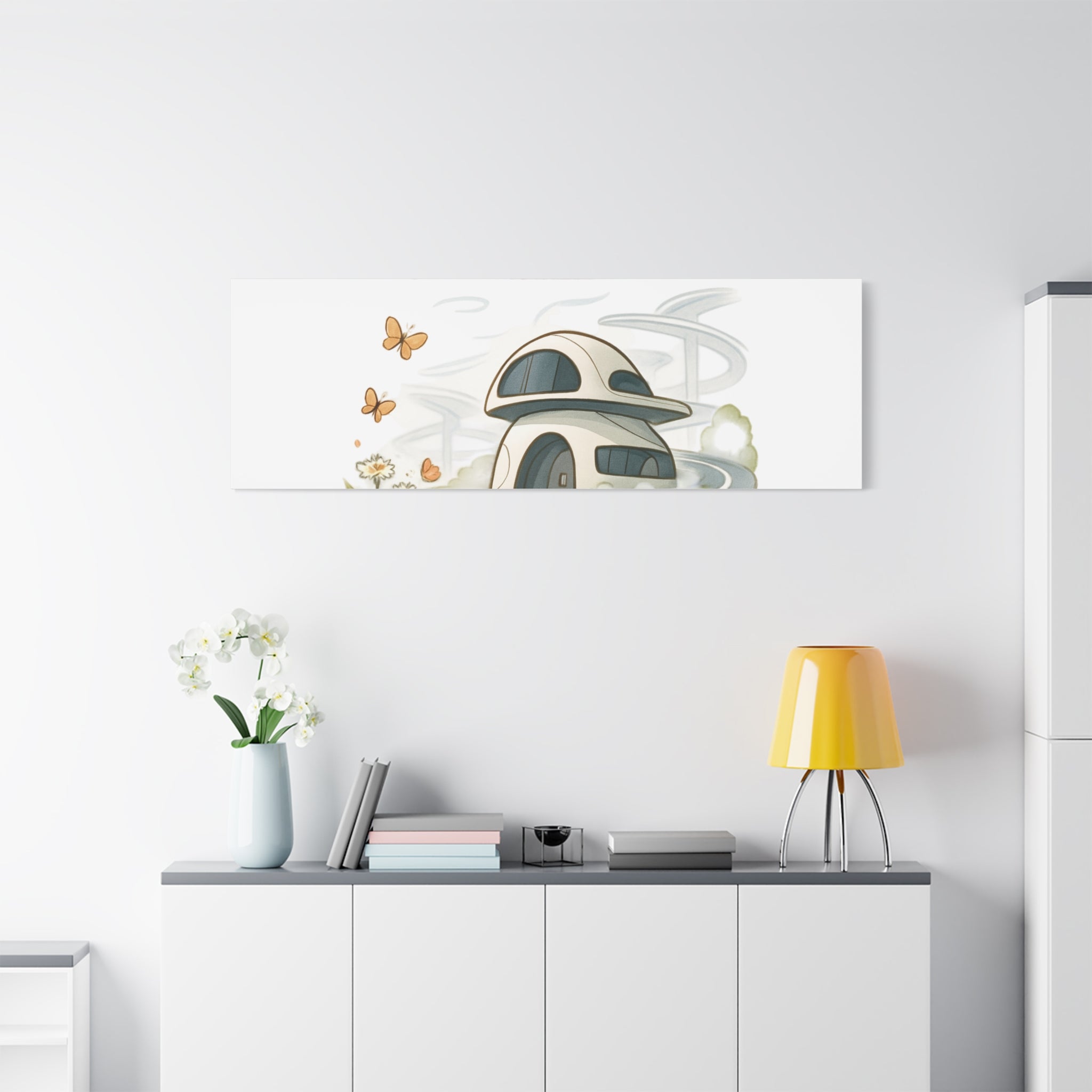 Home Sweet Home Canvas Wall Art — Cozy Cottage Matte Stretched Canvas