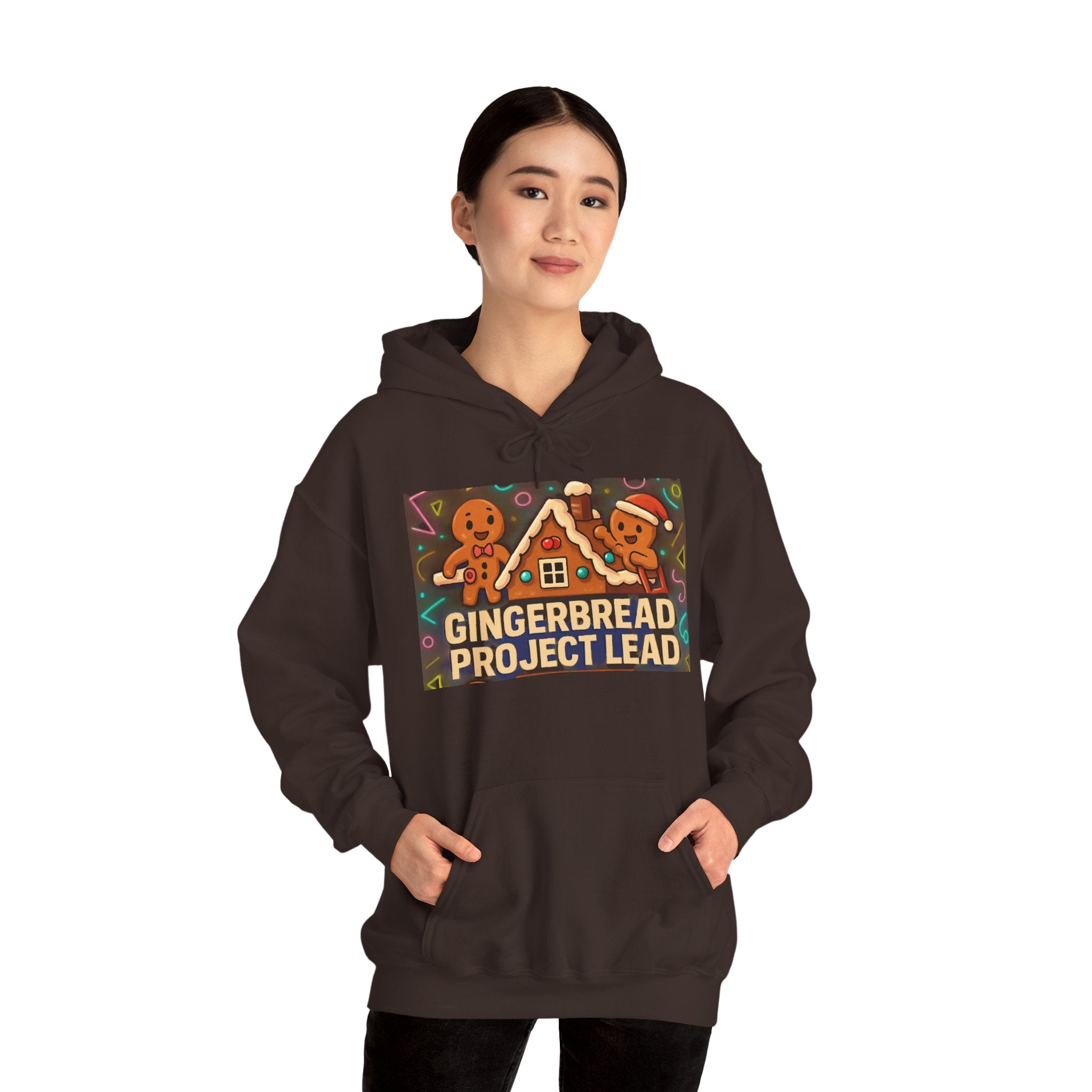 Gingerbread Bakery Hoodie — Cute Holiday Gingerbread House & Cookies Sweatshirt