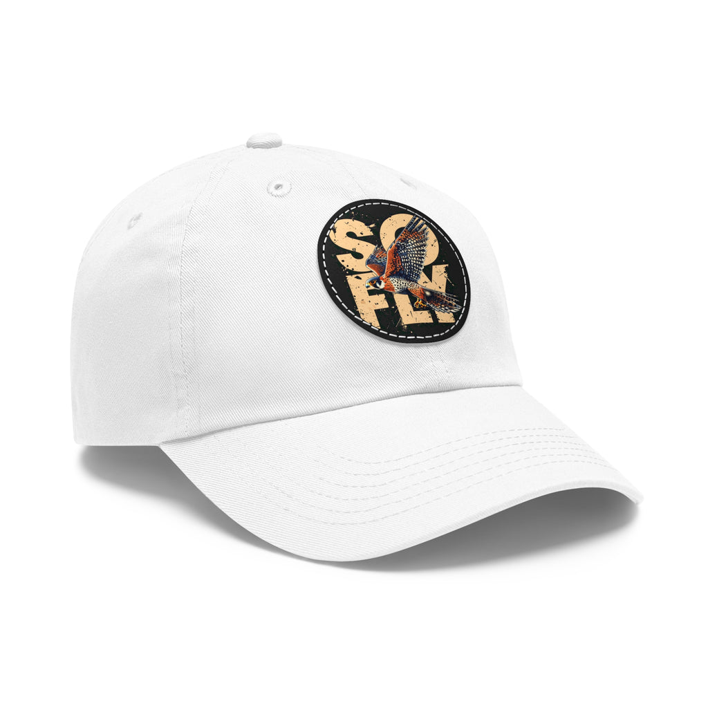 Stylish Dad Hat with Leather Patch, Casual Baseball Cap, Gift for Dads, Outdoor Accessory, Summer Fashion