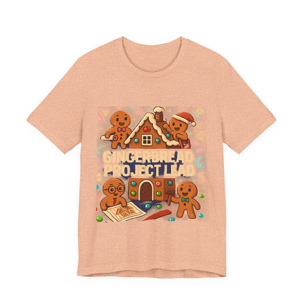 Gingerbread Project Lab T-Shirt — Cute Holiday Cookie House Tee