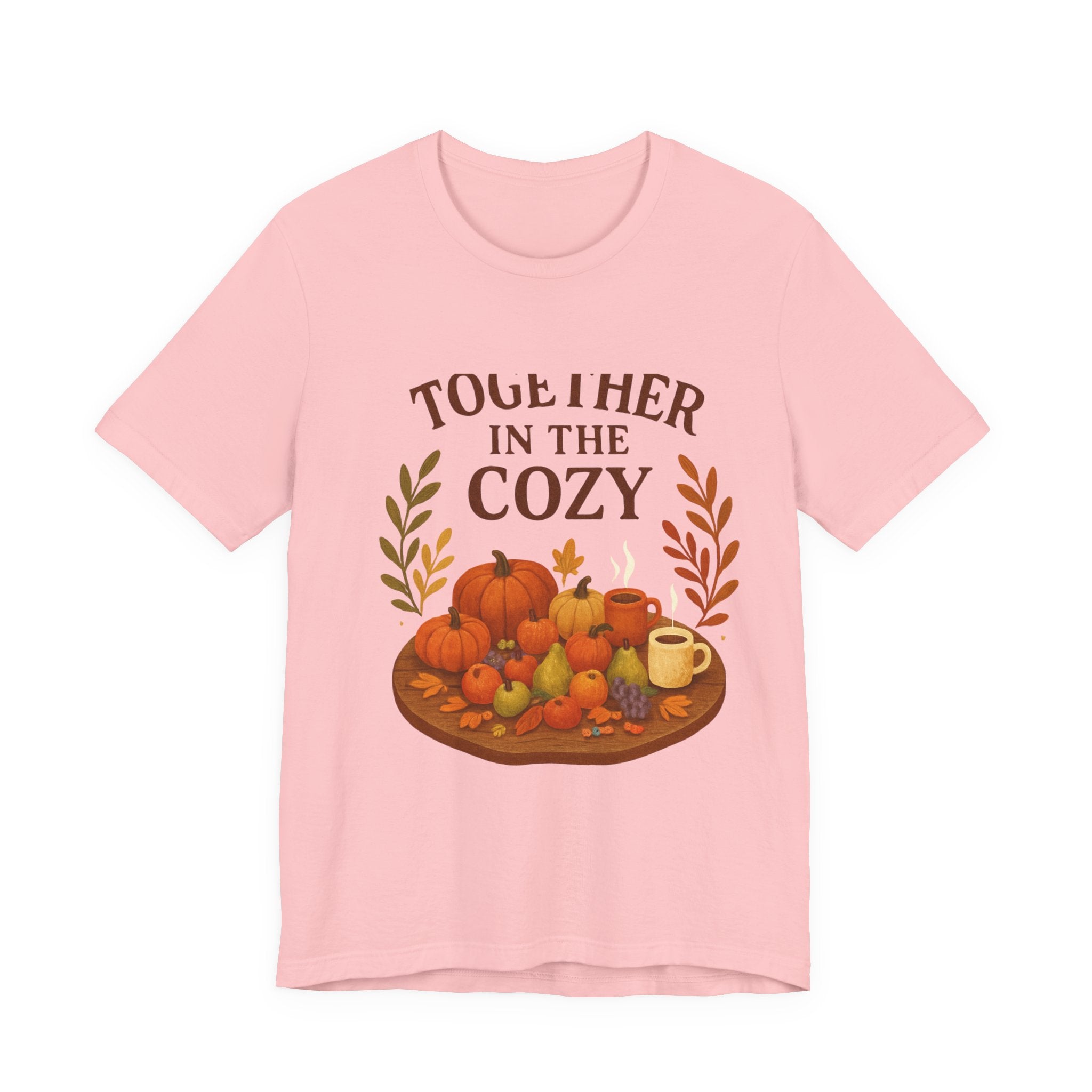 Cozy Together Fall Tee — "Together in the Cozy" Pumpkin Autumn Shirt