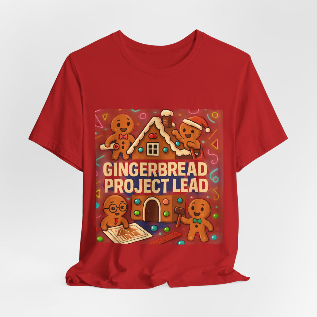 Gingerbread Project Lab T-Shirt — Cute Holiday Cookie House Tee