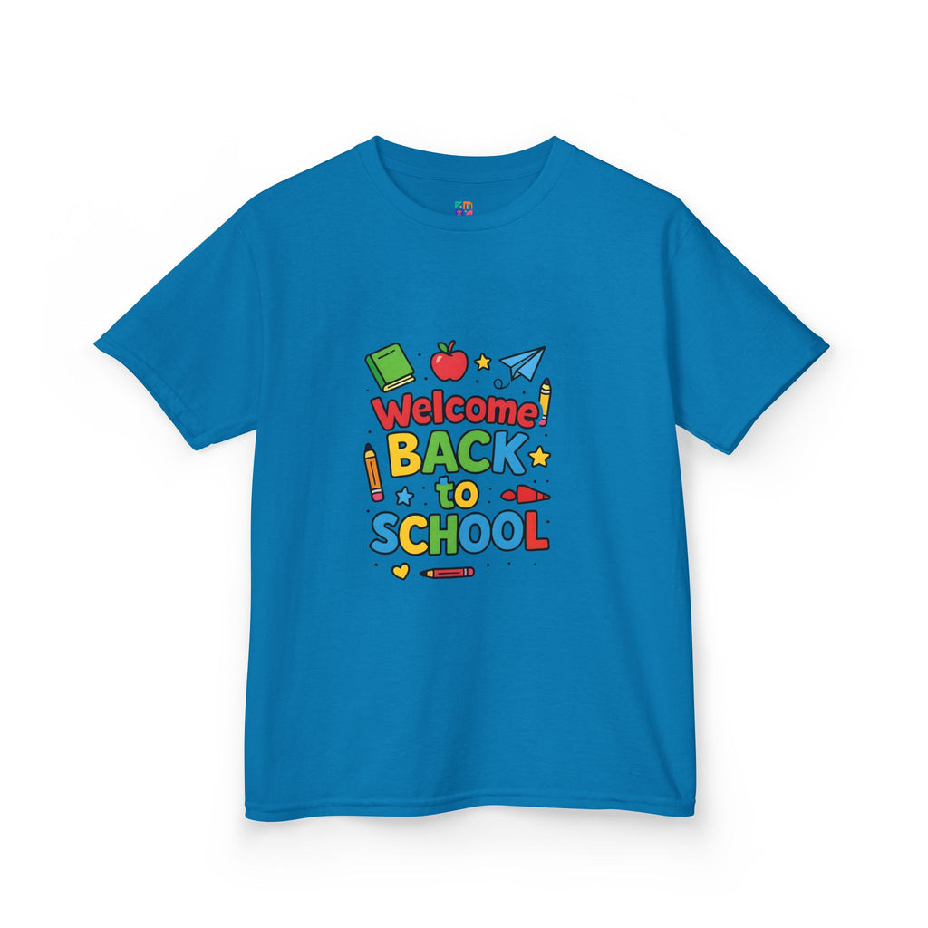 Kids School Graphic Tee, Back to School Outfit Gift Shirt, Youthful Vibrant Children's Birthday Tshirt, First Day of School Apparel, Cute