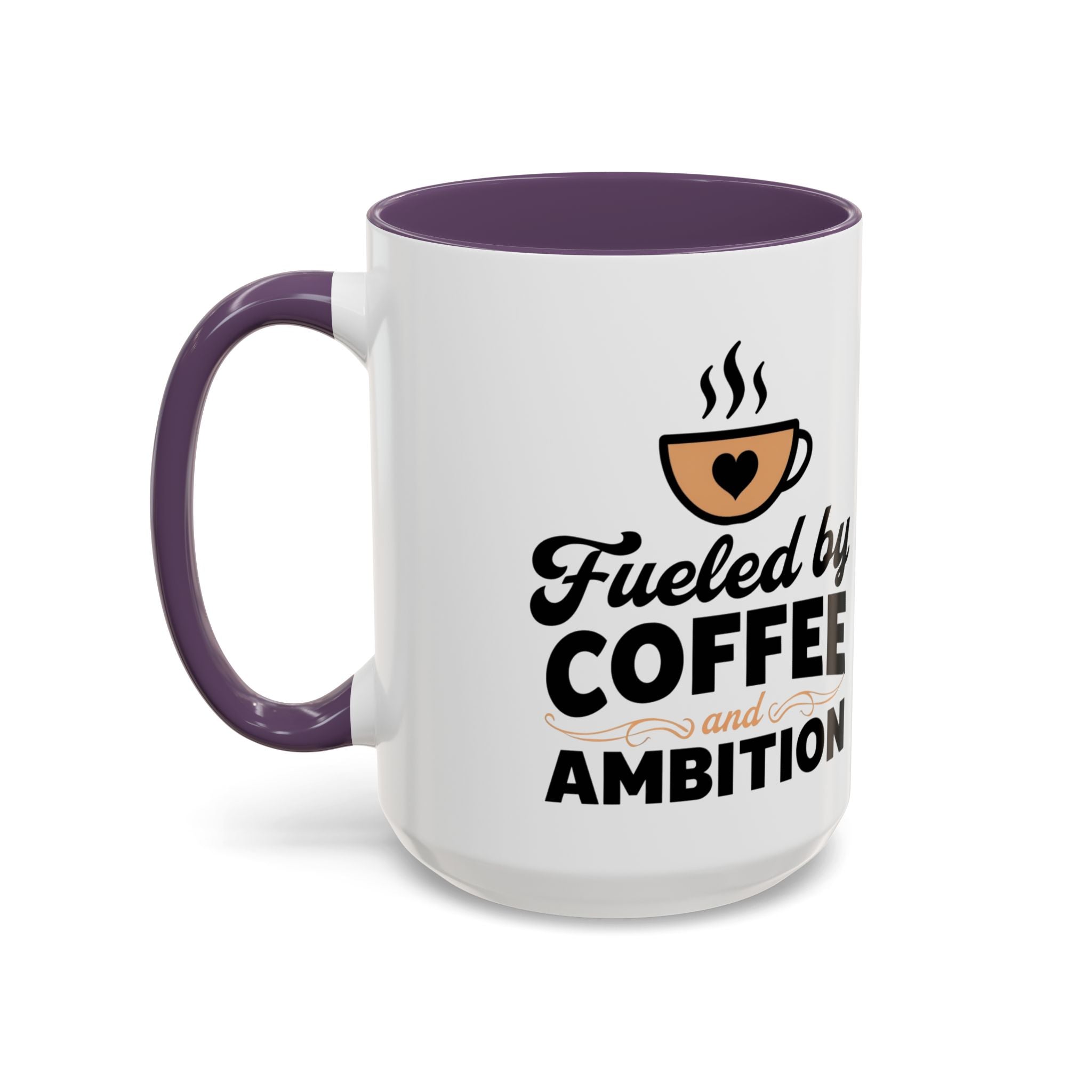 Motivational Coffee Mug - Fueled by Coffee and Ambition
