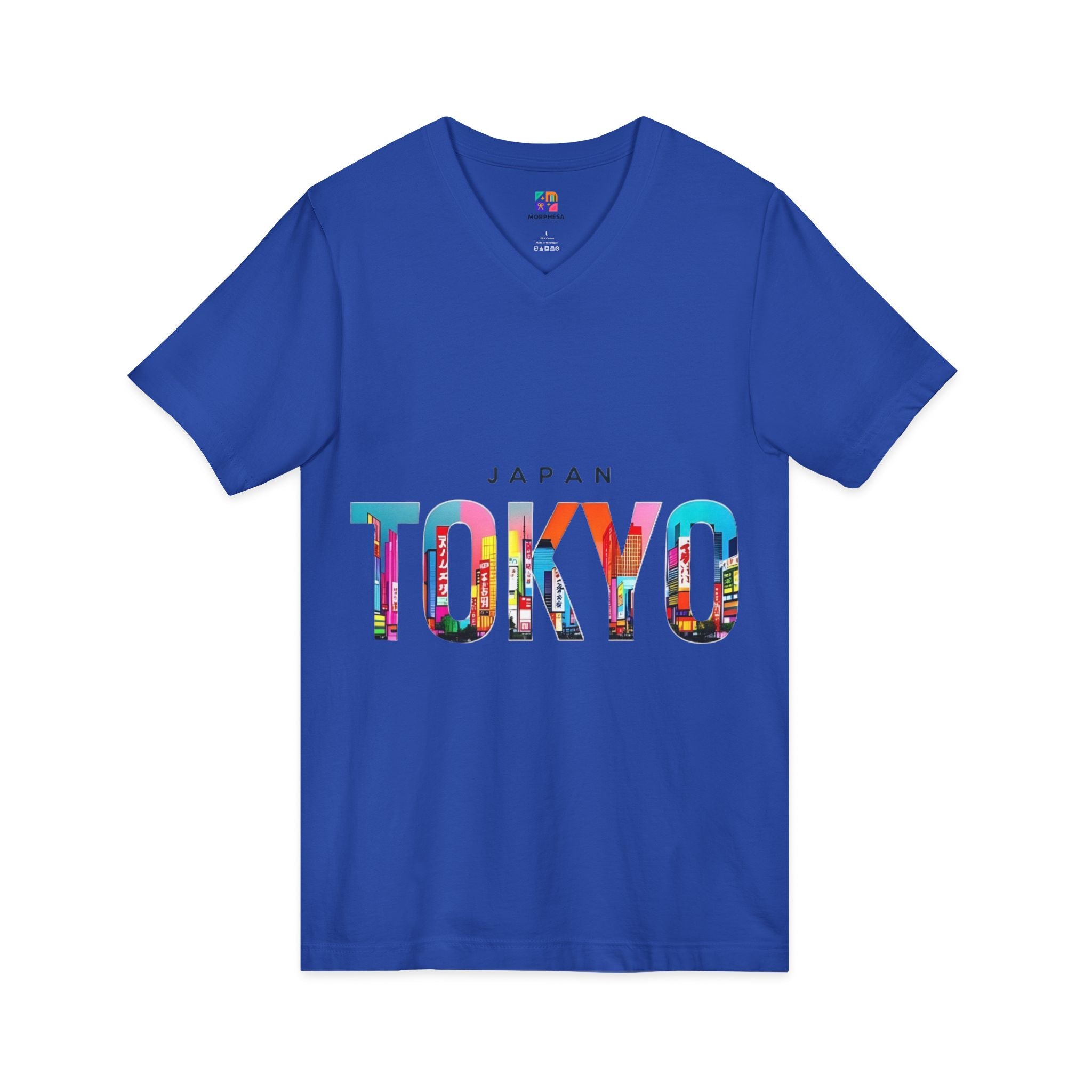 Unisex Jersey Short Sleeve V-Neck Tee