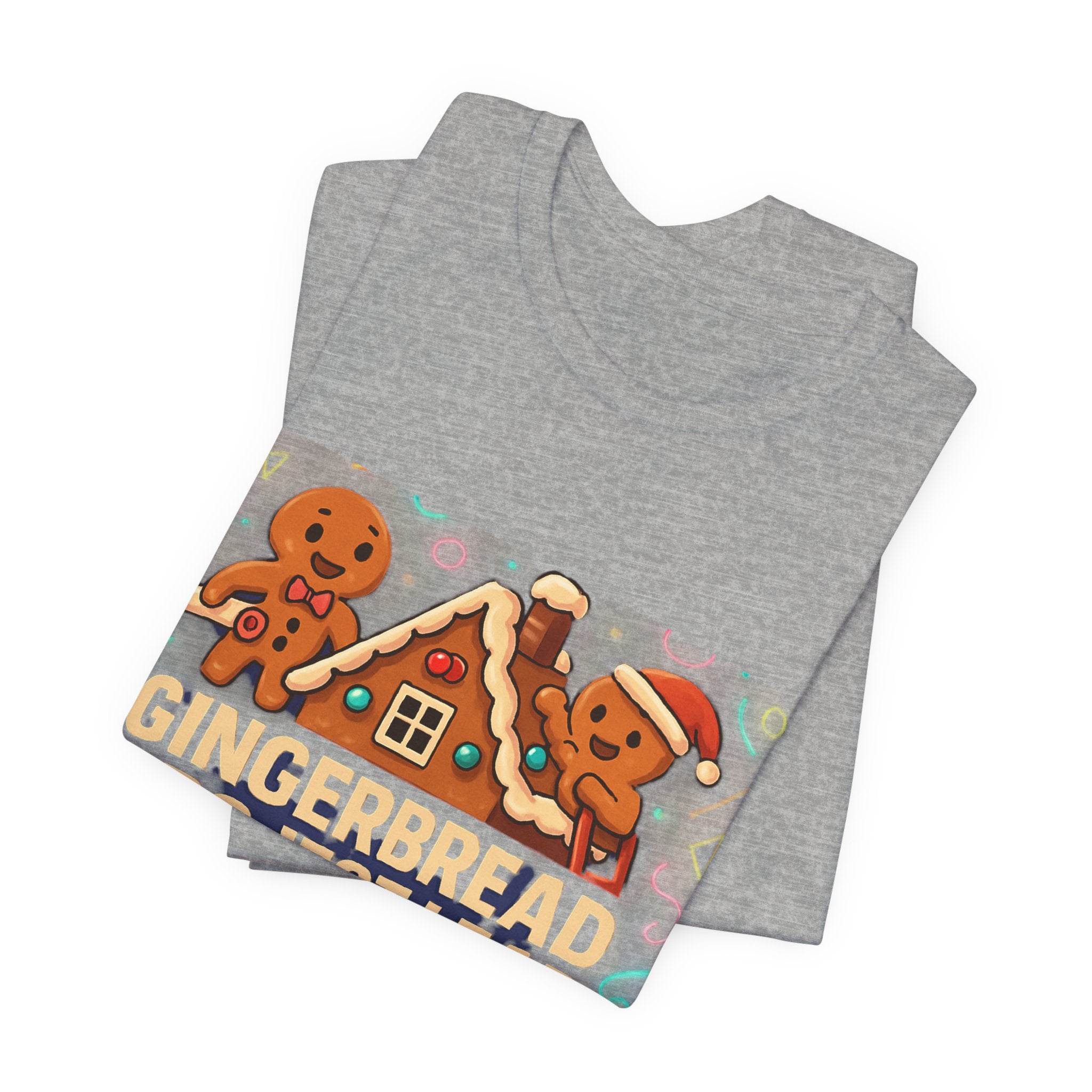 Gingerbread Project Lab T-Shirt — Cute Holiday Cookie House Tee