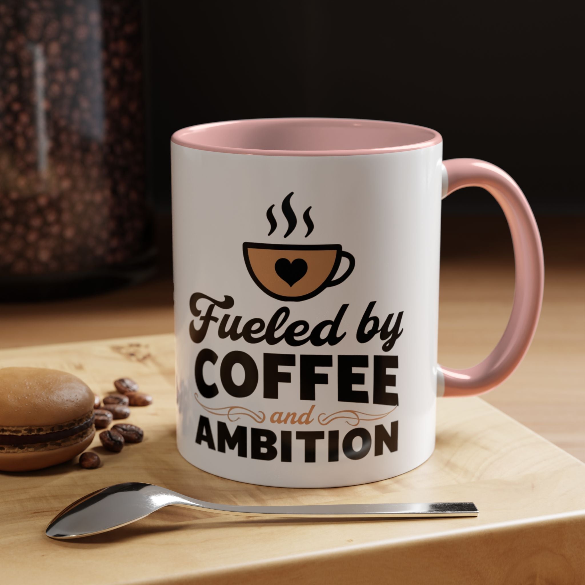 Motivational Coffee Mug - Fueled by Coffee and Ambition