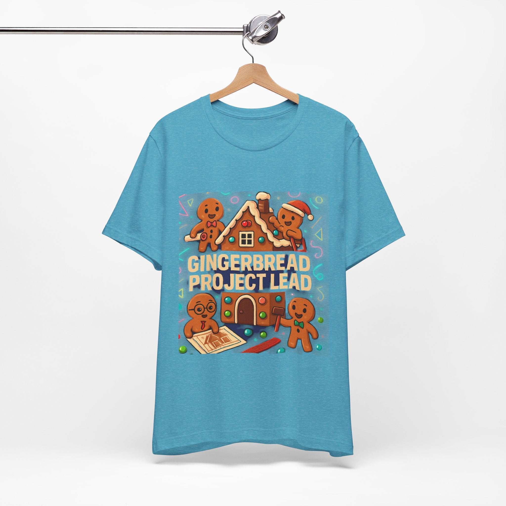 Gingerbread Project Lab T-Shirt — Cute Holiday Cookie House Tee