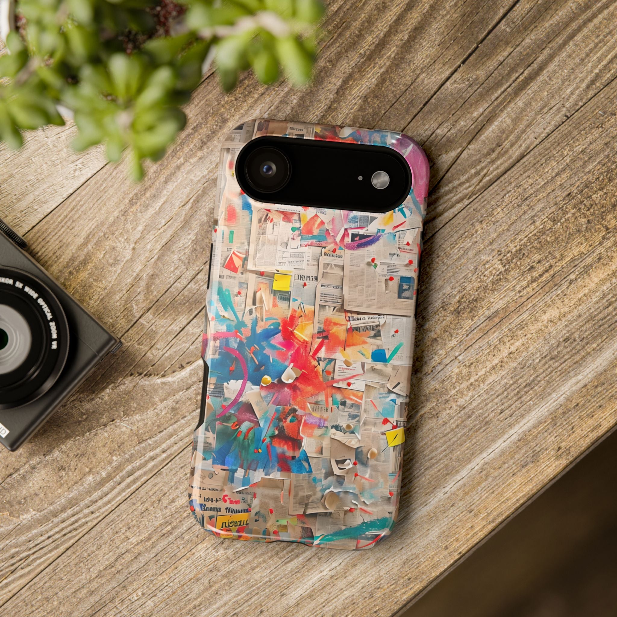 iPhone 17 Case vibrant glossy colorful art