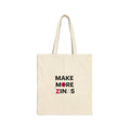 Make More Zines Tote | ransom collage, cutout letters indie collage art