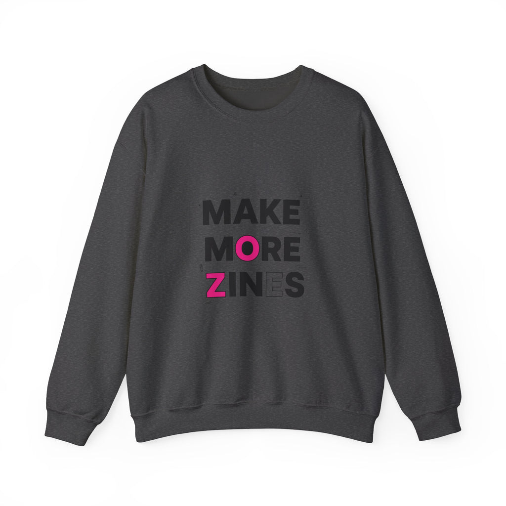 Make More Zines Sweatshirt | ransom collage shirt, zine style tee