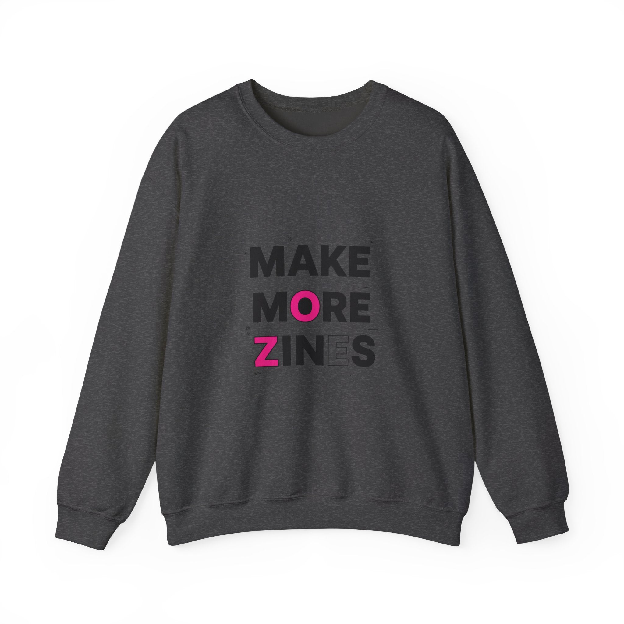 Make More Zines Sweatshirt | ransom collage shirt, zine style tee