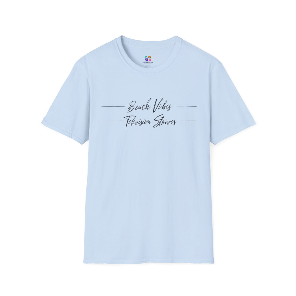 Retro Beach Vibes Unisex Softstyle T-Shirt, Casual Summer Tee, Vintage Style Shirt, Music Lover Gift, Relaxed Fit Apparel