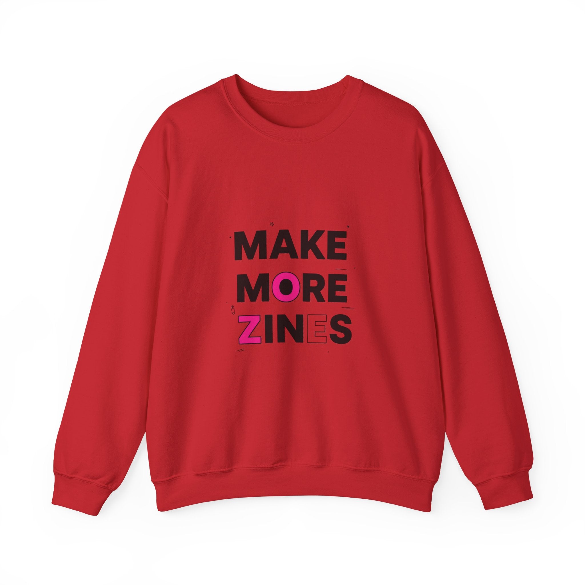 Make More Zines Sweatshirt | ransom collage shirt, zine style tee
