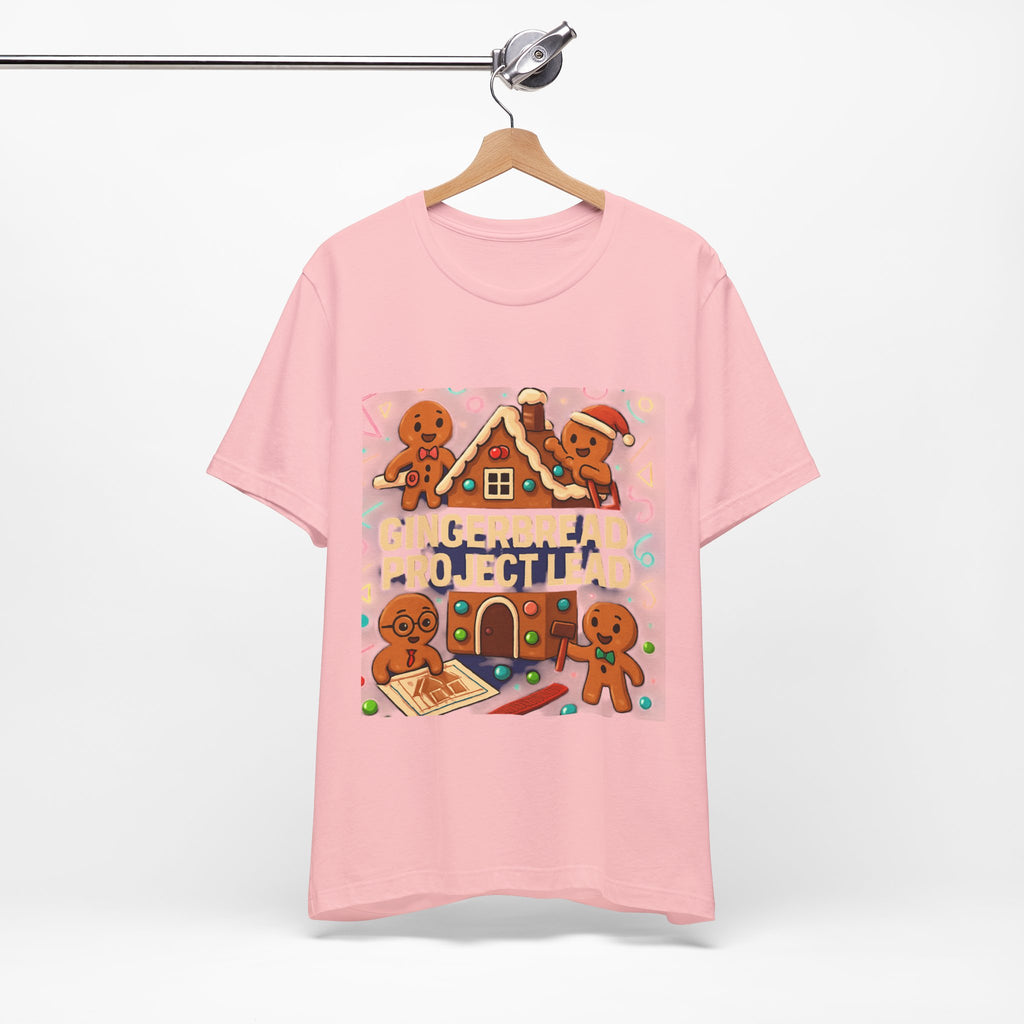 Gingerbread Project Lab T-Shirt — Cute Holiday Cookie House Tee