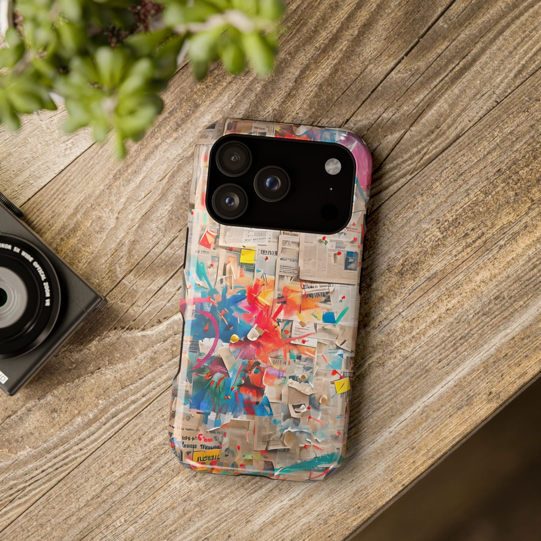 iPhone 17 Case vibrant glossy colorful art