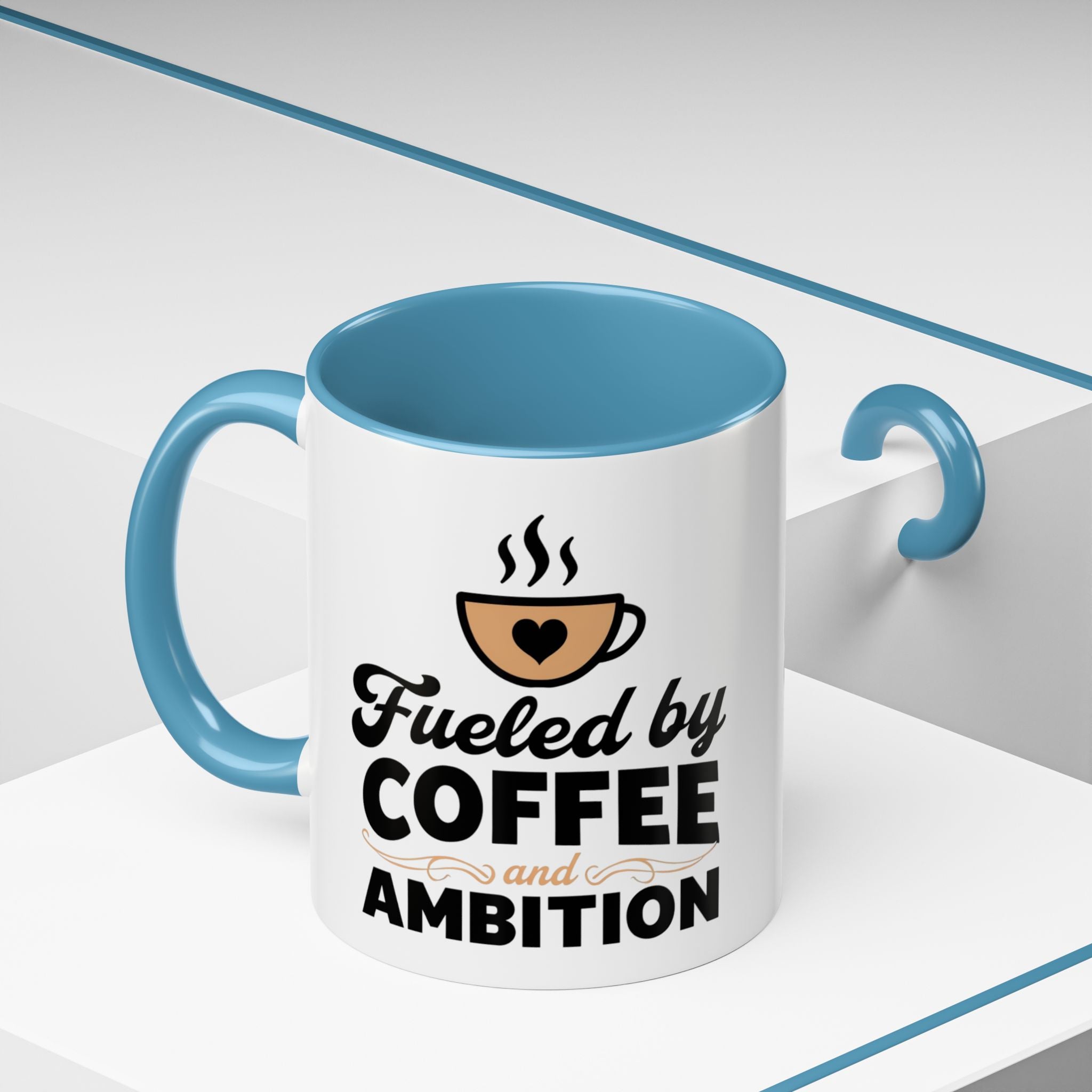 Motivational Coffee Mug - Fueled by Coffee and Ambition