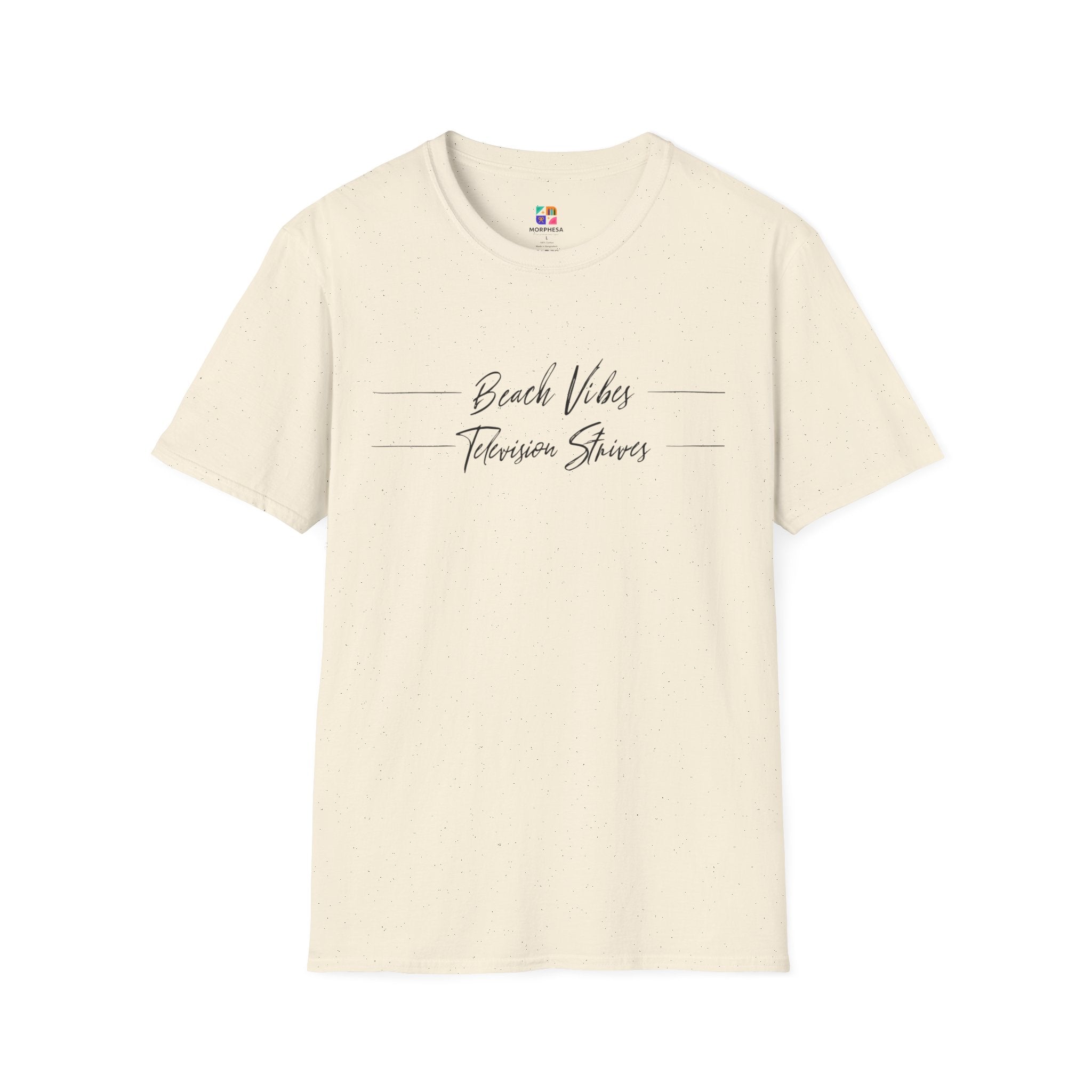 Retro Beach Vibes Unisex Softstyle T-Shirt, Casual Summer Tee, Vintage Style Shirt, Music Lover Gift, Relaxed Fit Apparel