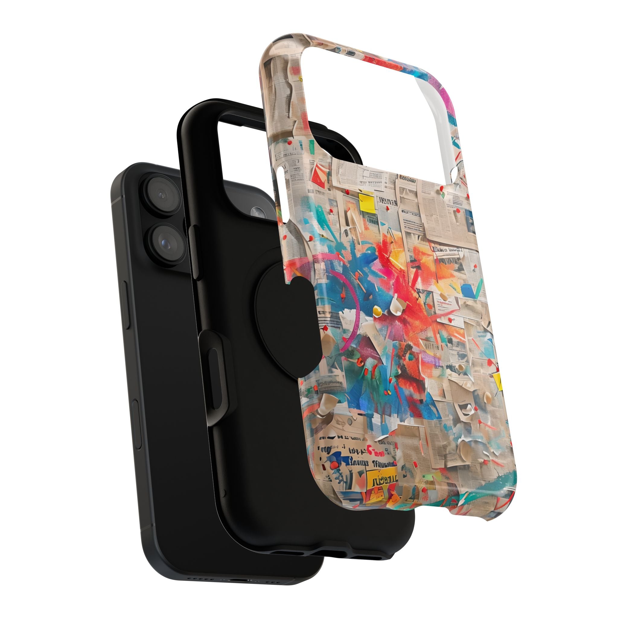 iPhone 17 Case vibrant glossy colorful art