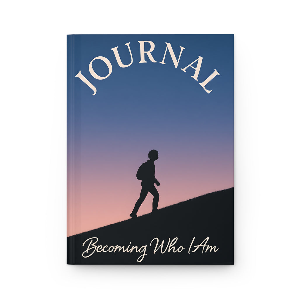 Silhouette Hiker Sunset Journal | Adventure Hardcover Notebook