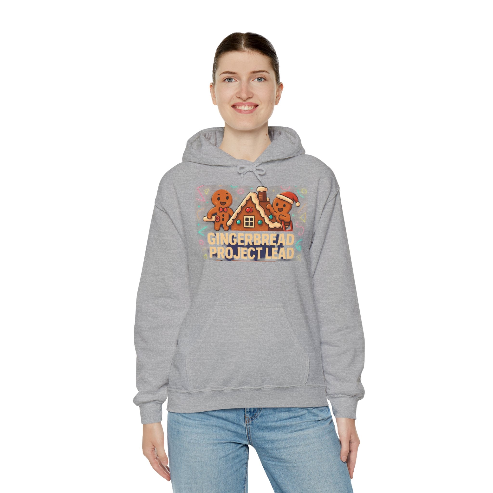 Gingerbread Bakery Hoodie — Cute Holiday Gingerbread House & Cookies Sweatshirt