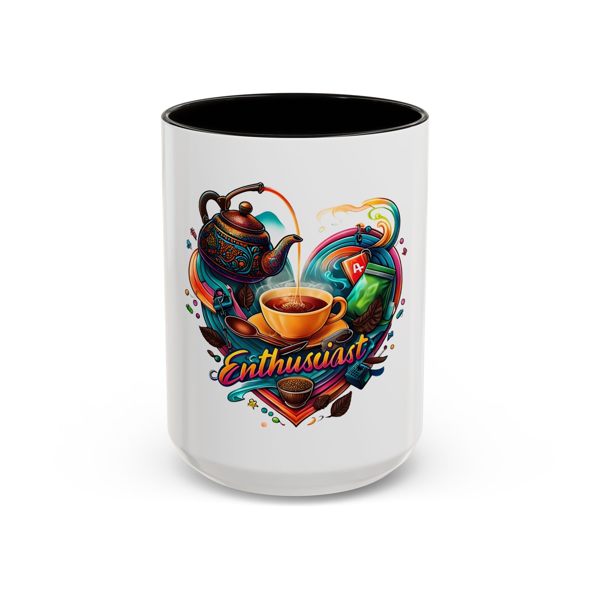 Colorful Coffee Enthusiast Mug, Perfect for Gifts, Tea Lovers, Vibrant Kitchen Decor, Heartwarming Drinkware, Cozy Beverage