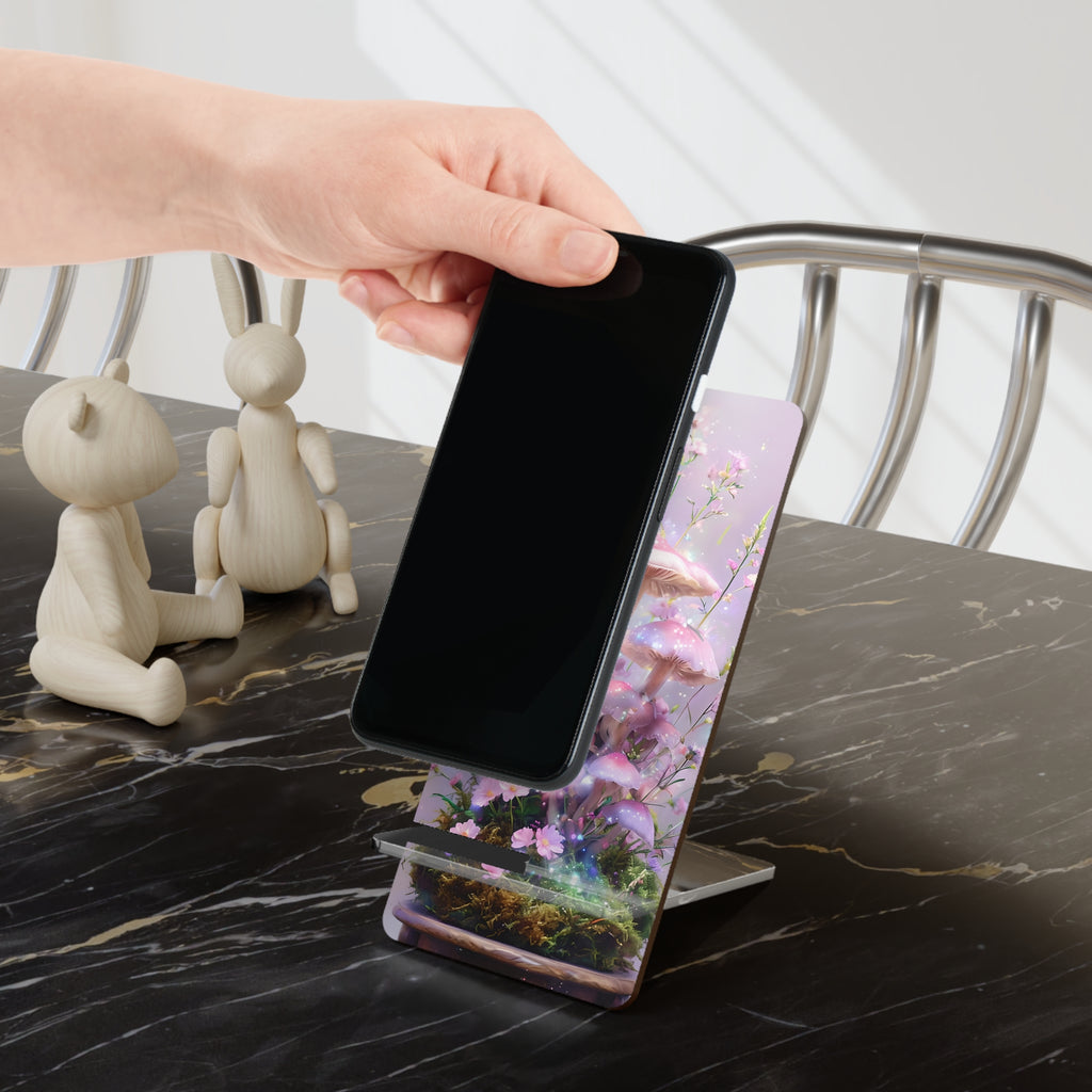 Aesthetic Mushroom Mobile Display Stand | Smartphone Holder, Decorative Phone Stand, Desk Organizer, Gift for Nature Lovers