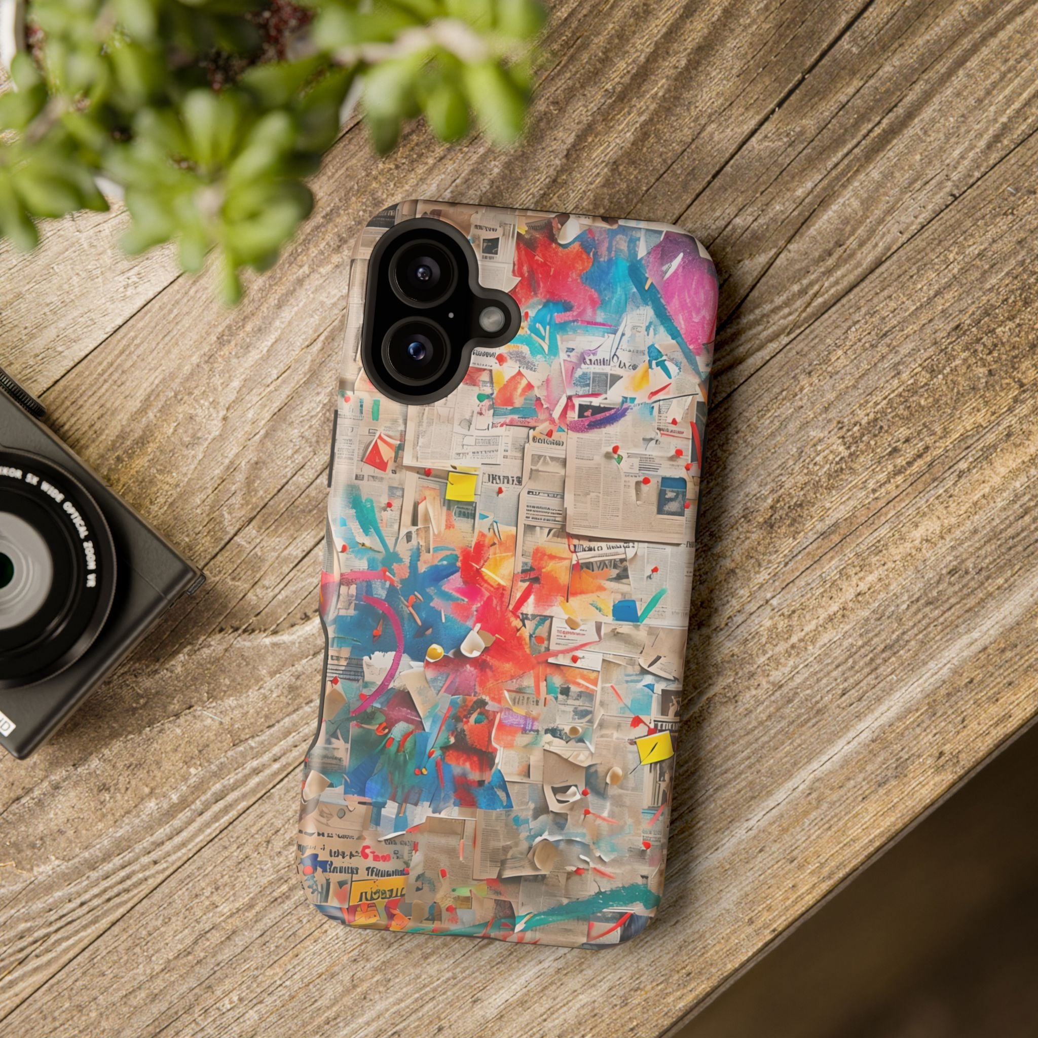 iPhone 17 Case vibrant glossy colorful art