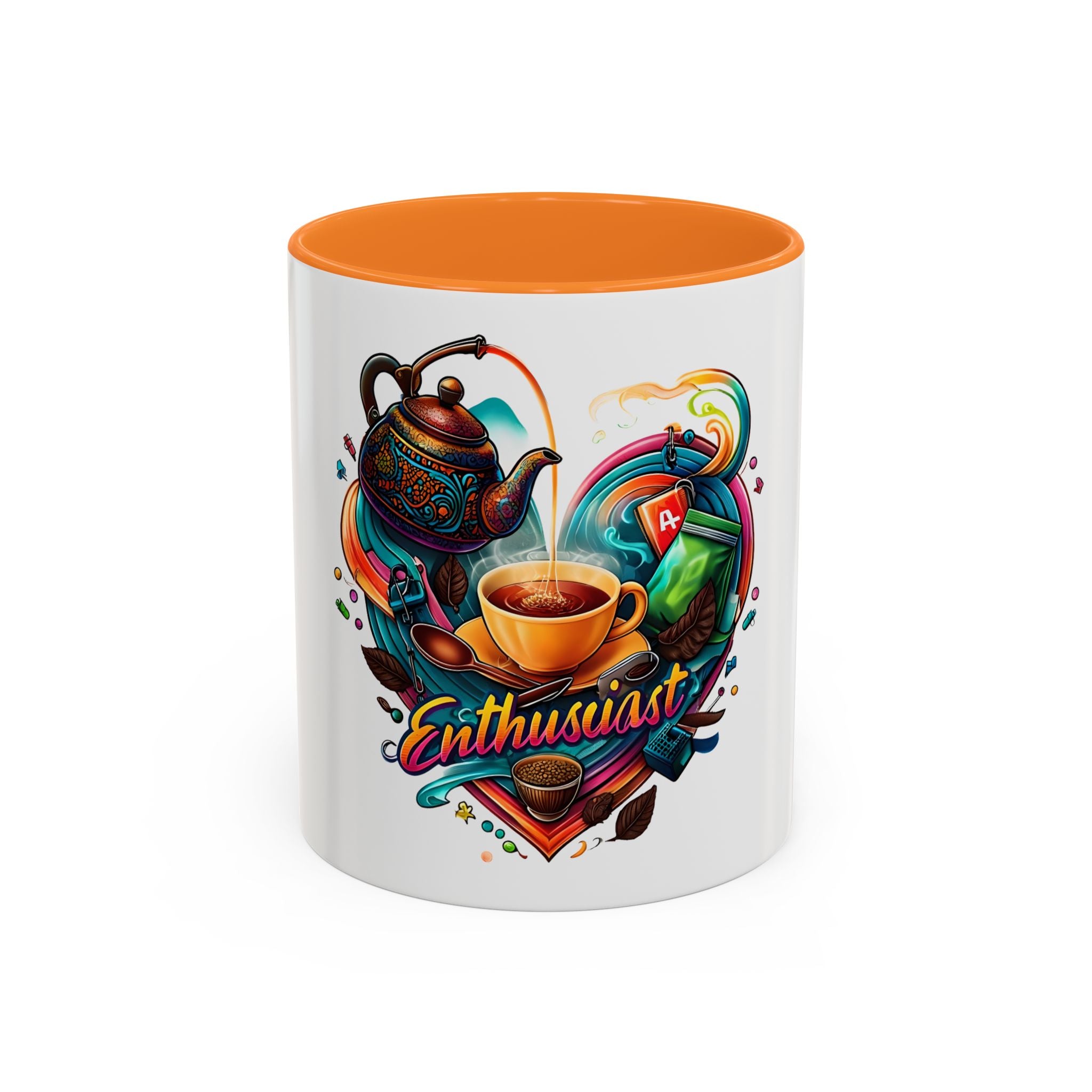 Colorful Coffee Enthusiast Mug, Perfect for Gifts, Tea Lovers, Vibrant Kitchen Decor, Heartwarming Drinkware, Cozy Beverage