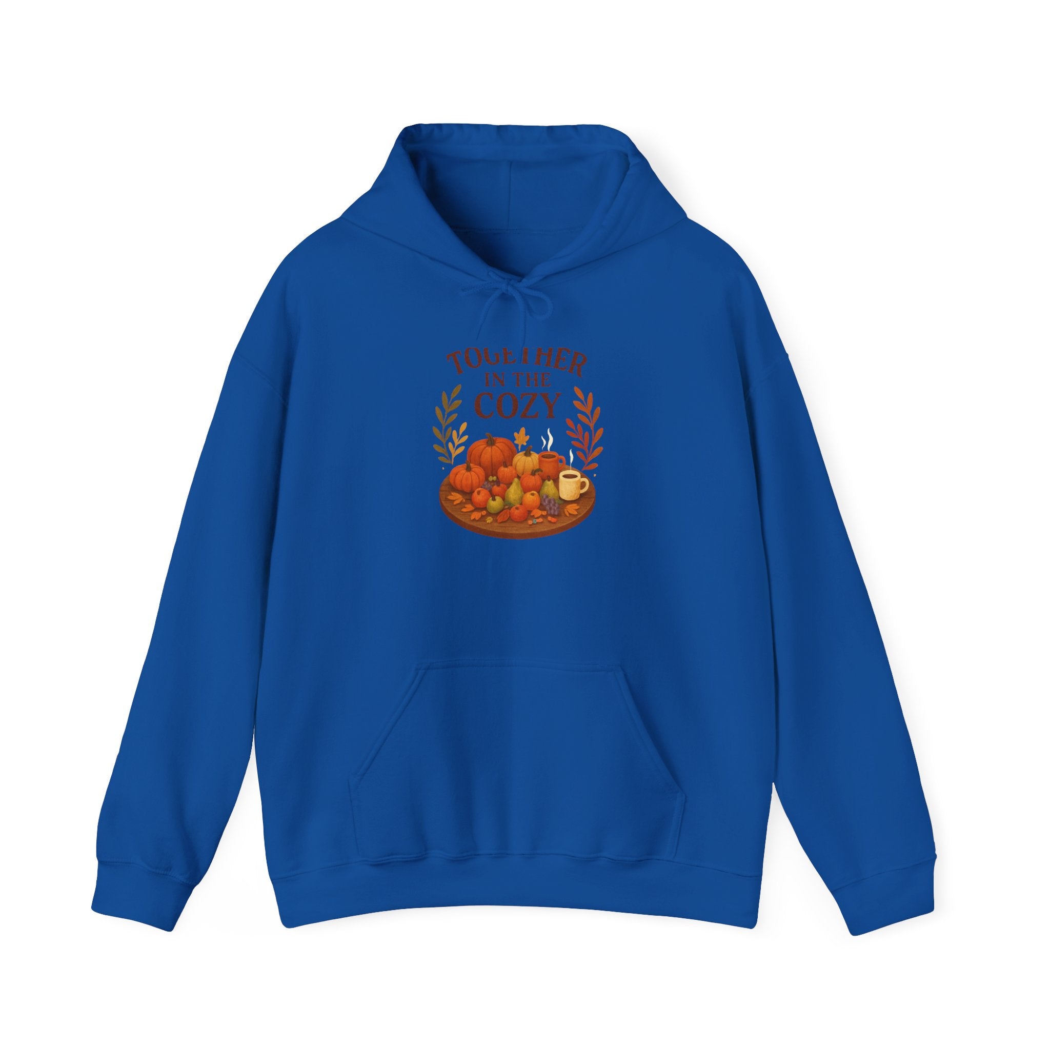Cozy Together Hoodie — "Together in the Cozy" Fall Pumpkin Sweatshirt