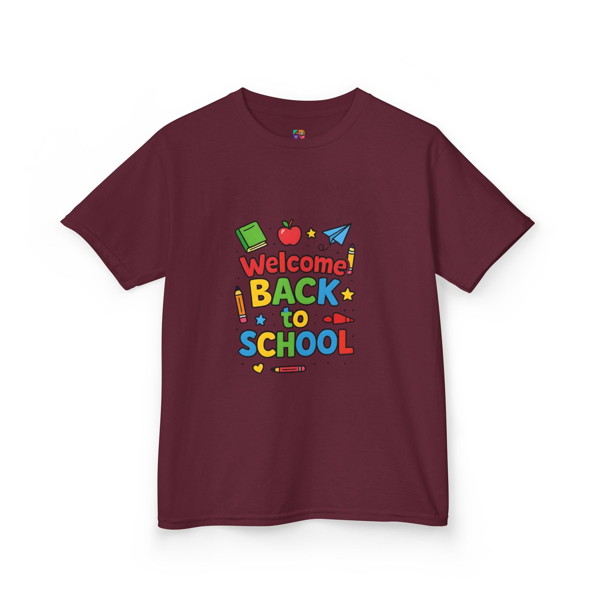 Kids School Graphic Tee, Back to School Outfit Gift Shirt, Youthful Vibrant Children's Birthday Tshirt, First Day of School Apparel, Cute