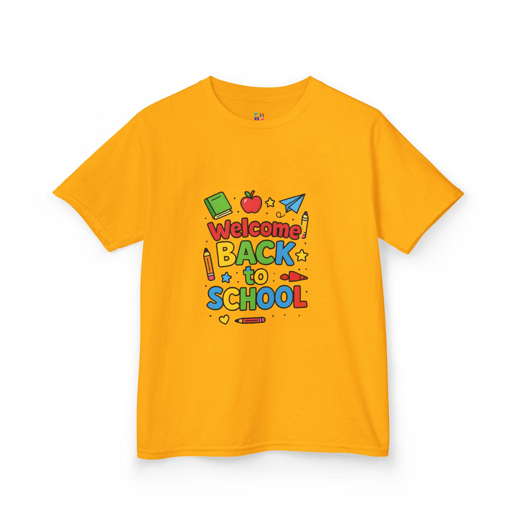 Kids School Graphic Tee, Back to School Outfit Gift Shirt, Youthful Vibrant Children's Birthday Tshirt, First Day of School Apparel, Cute