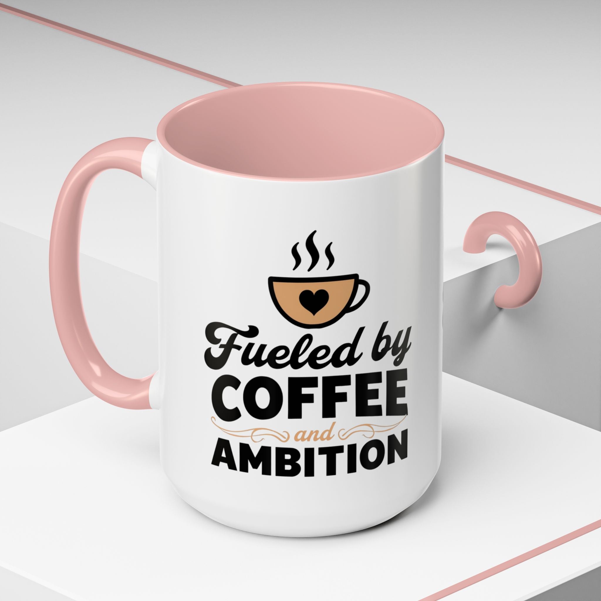 Motivational Coffee Mug - Fueled by Coffee and Ambition