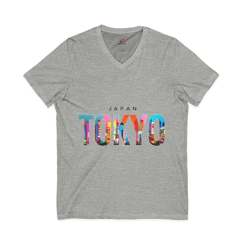 Unisex Jersey Short Sleeve V-Neck Tee