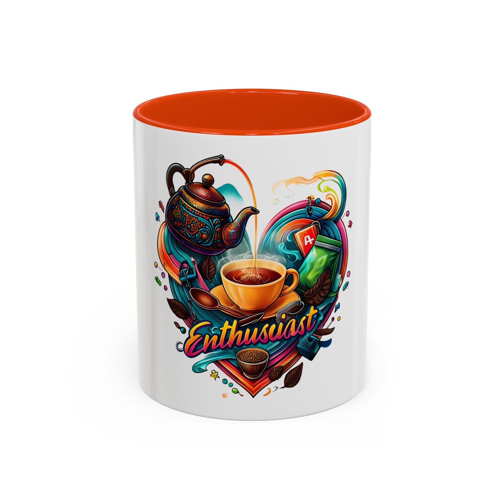 Colorful Coffee Enthusiast Mug, Perfect for Gifts, Tea Lovers, Vibrant Kitchen Decor, Heartwarming Drinkware, Cozy Beverage