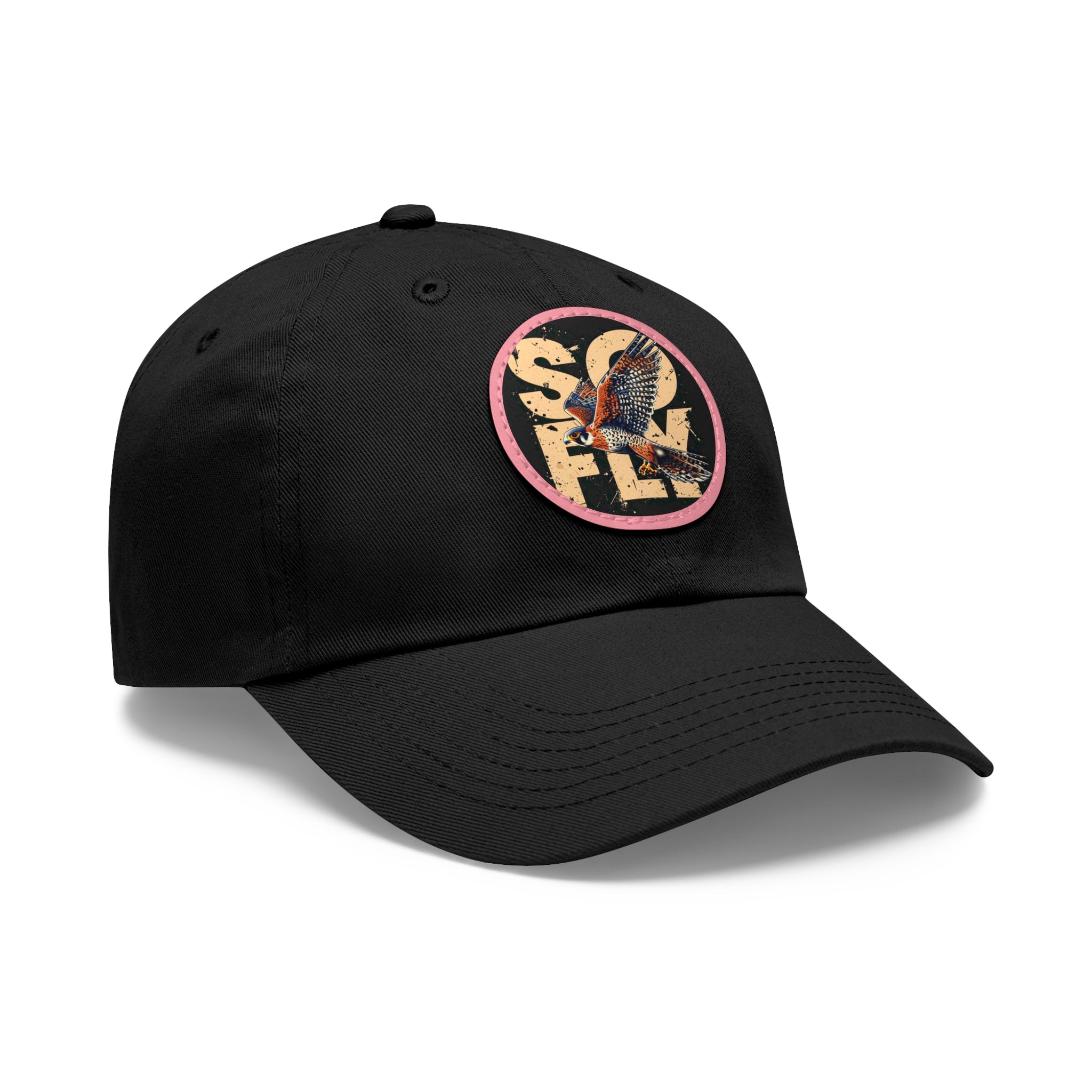 Stylish Dad Hat with Leather Patch, Casual Baseball Cap, Gift for Dads, Outdoor Accessory, Summer Fashion