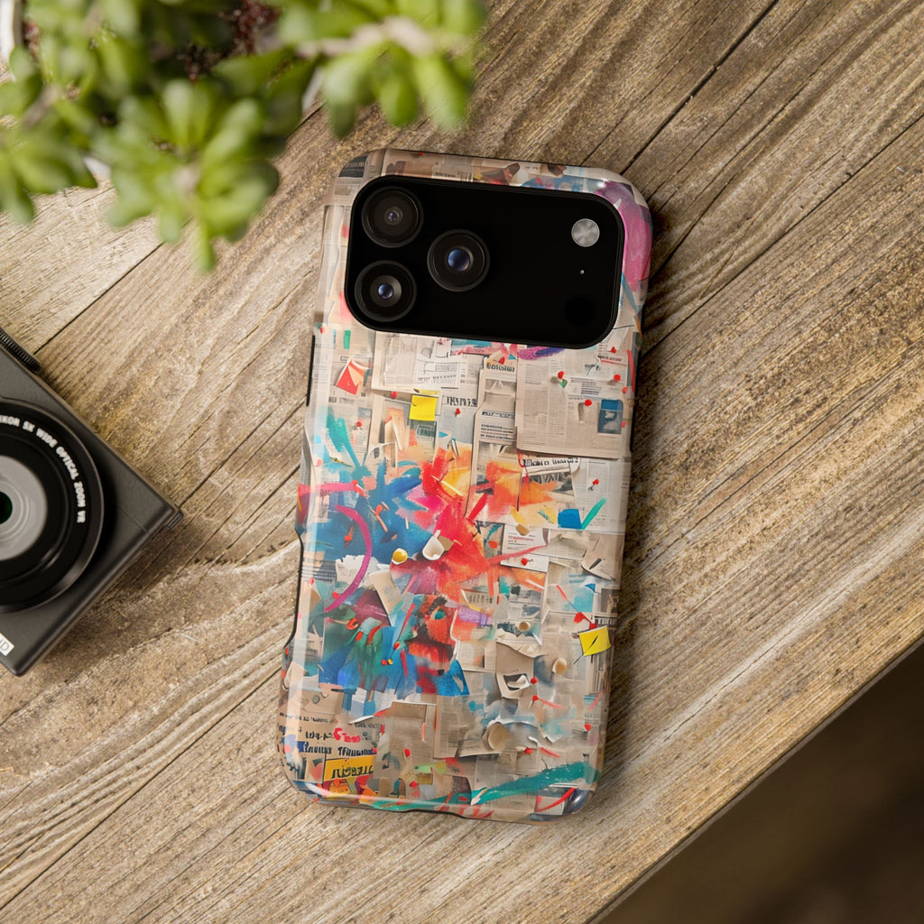 iPhone 17 Case vibrant glossy colorful art