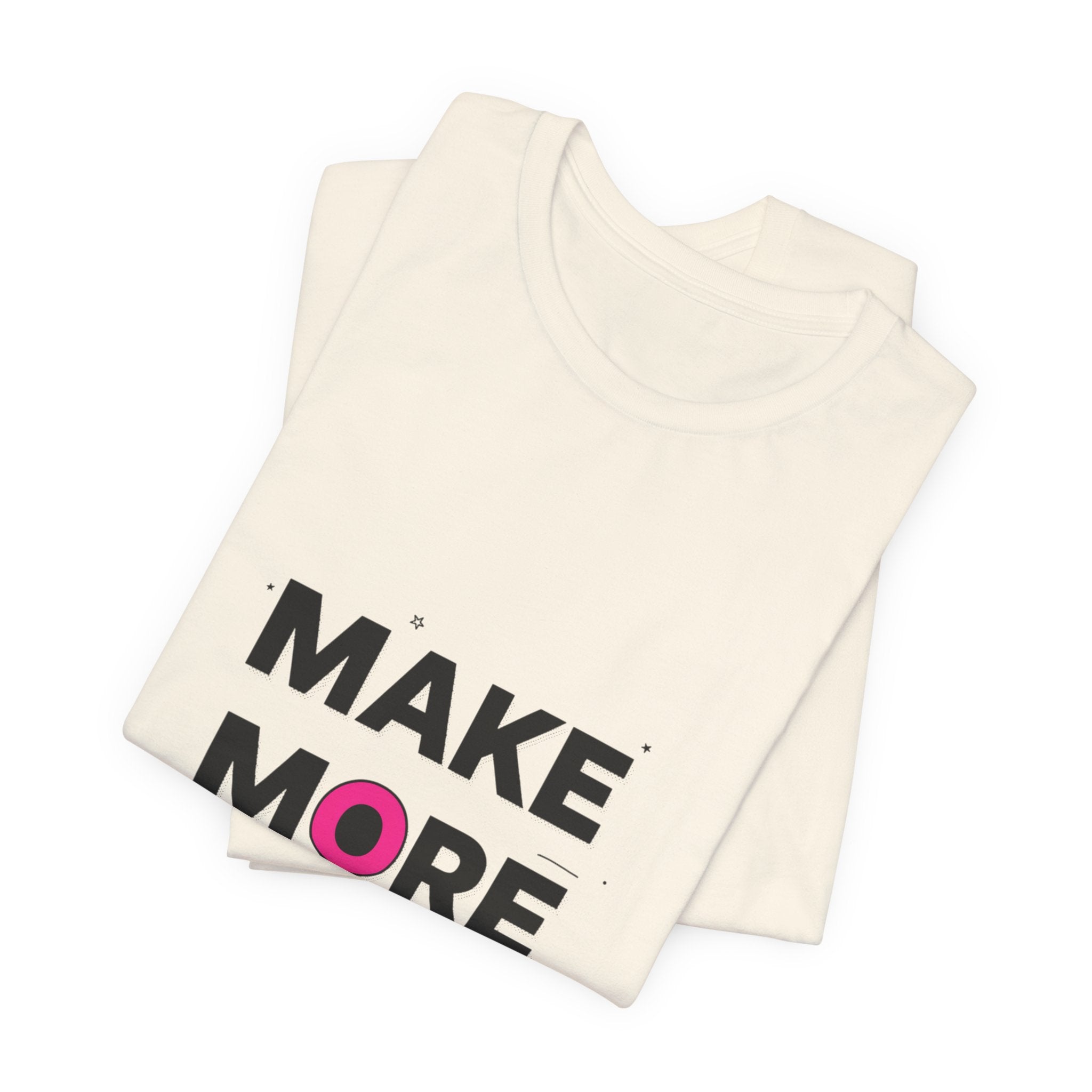 MAKE MORE ZINES Tee | ransom collage shirt, zine style cutout letters
