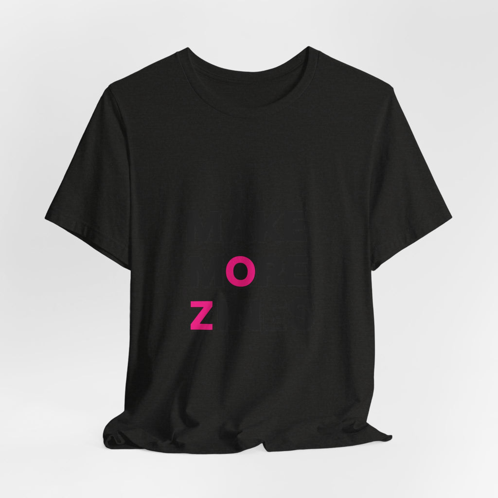 MAKE MORE ZINES Tee | ransom collage shirt, zine style cutout letters