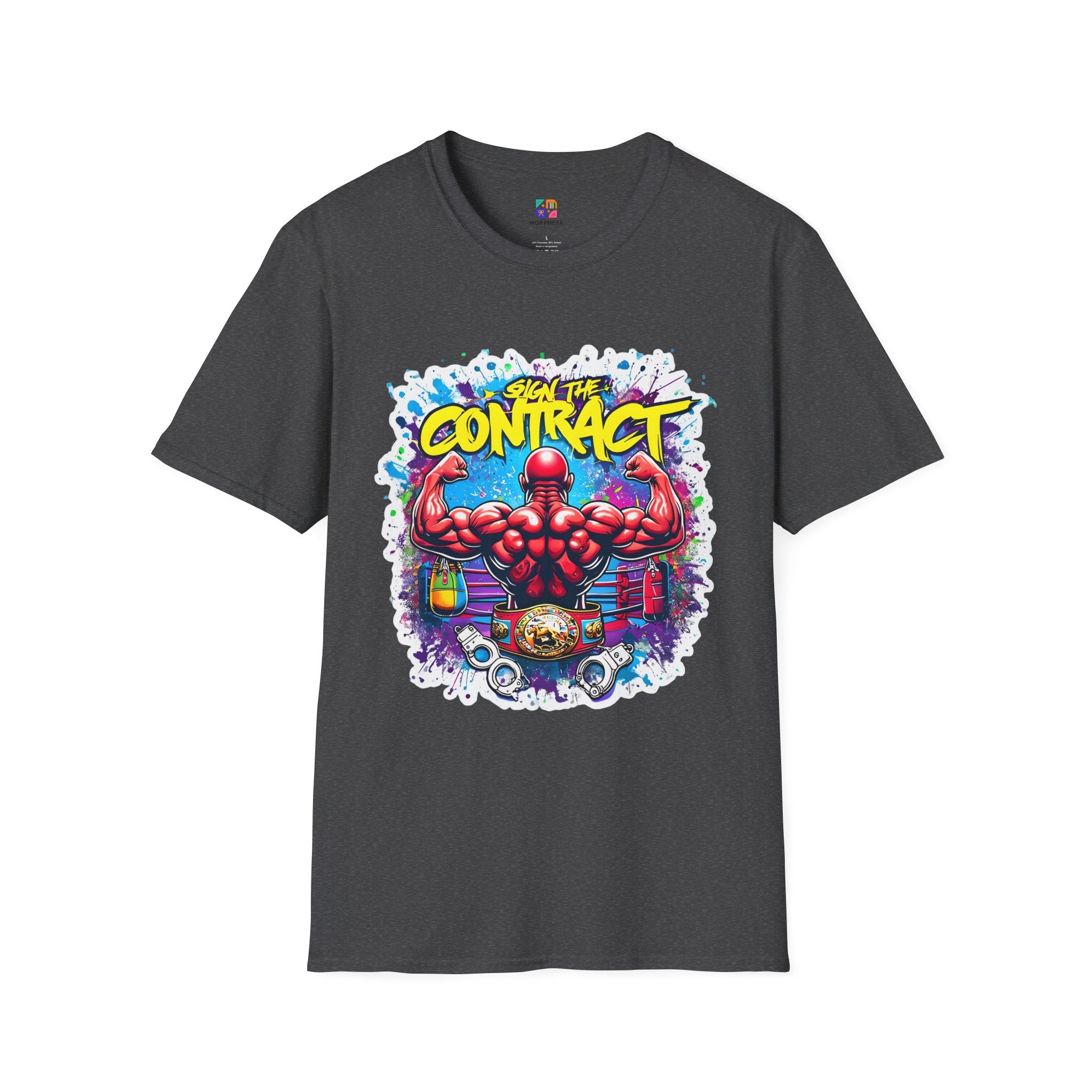 Colorful Superhero Graphic T-Shirt, Fun Unisex Tee, Geeky Apparel, Perfect Gift for Comic Lovers, Casual Wear, Pop Culture Fashion