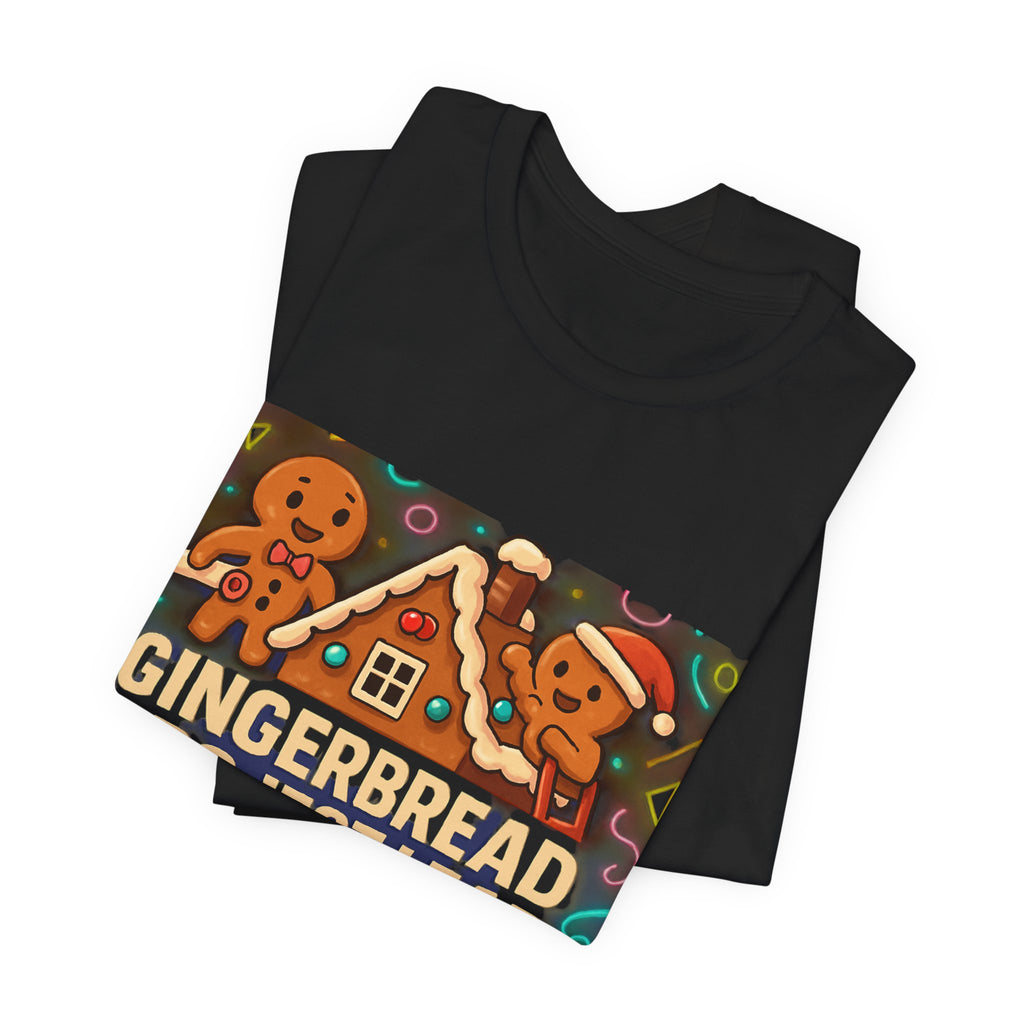 Gingerbread Project Lab T-Shirt — Cute Holiday Cookie House Tee