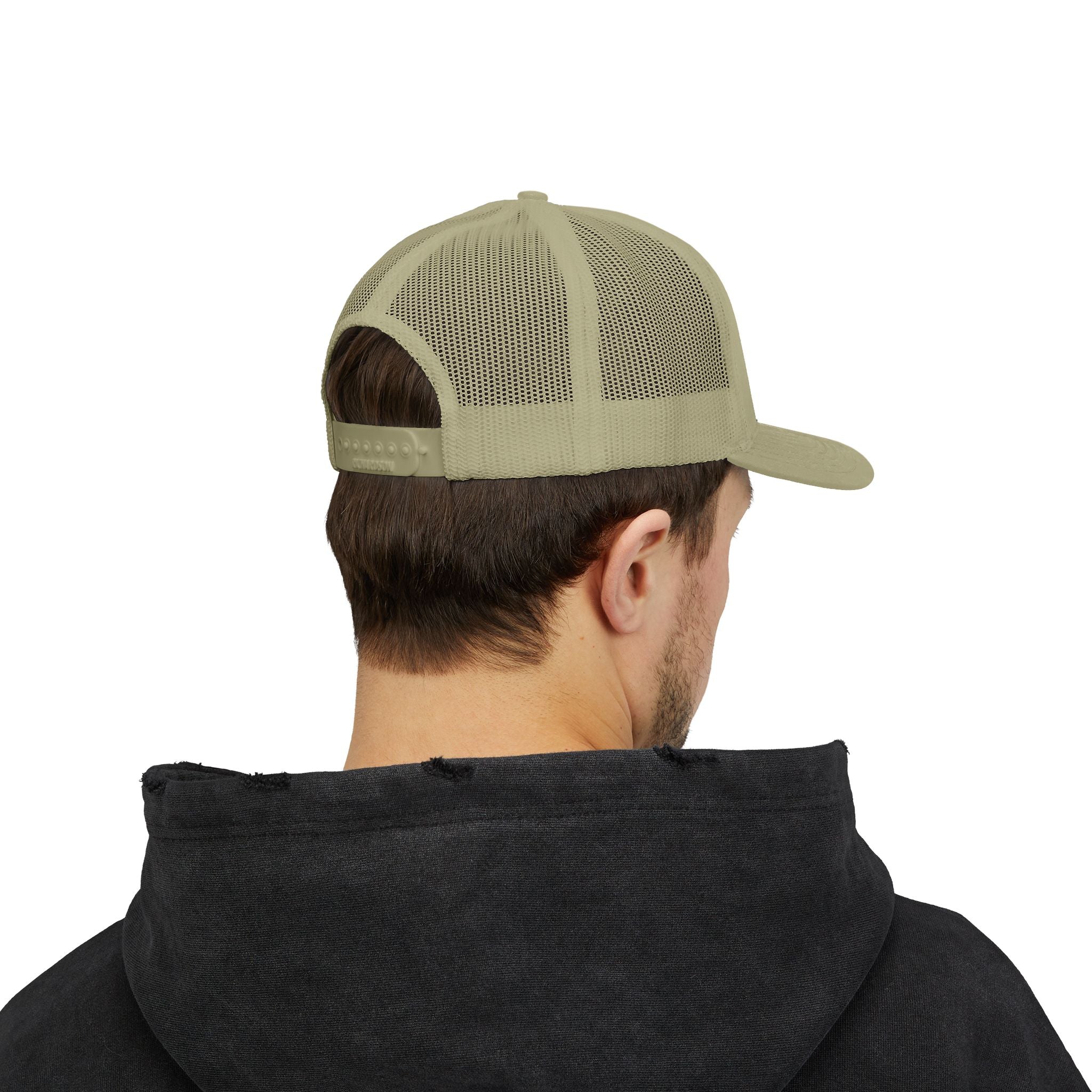 Money On My Mind Trucker Cap — Embroidered Mesh Snapback Hat
